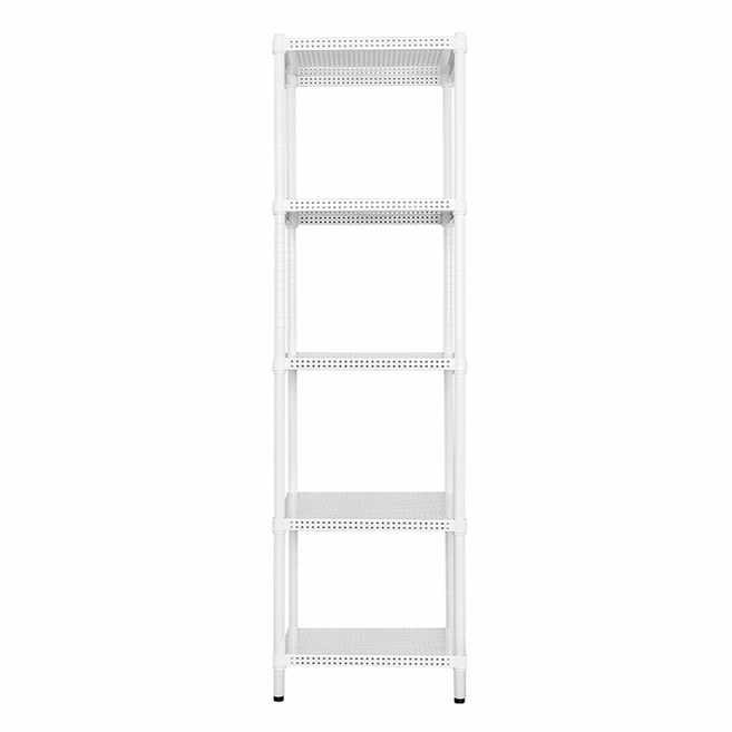 dayneeds 日需百備 極致美學烤漆架, 白色, 5層