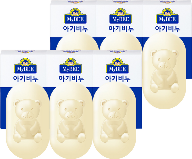 마이비 아기 비누, 100g, 6개