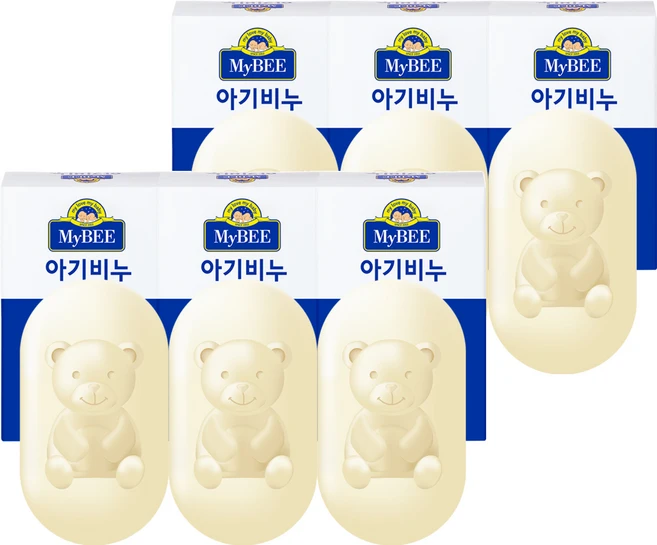 마이비 아기 비누, 100g, 6개 - 쿠팡