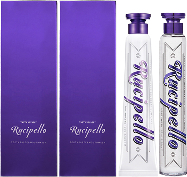 루치펠로 트로피칼오션 치약 + 가글, 2세트