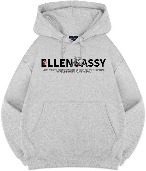 엘런아시 엘런매화 오버핏 후드티
