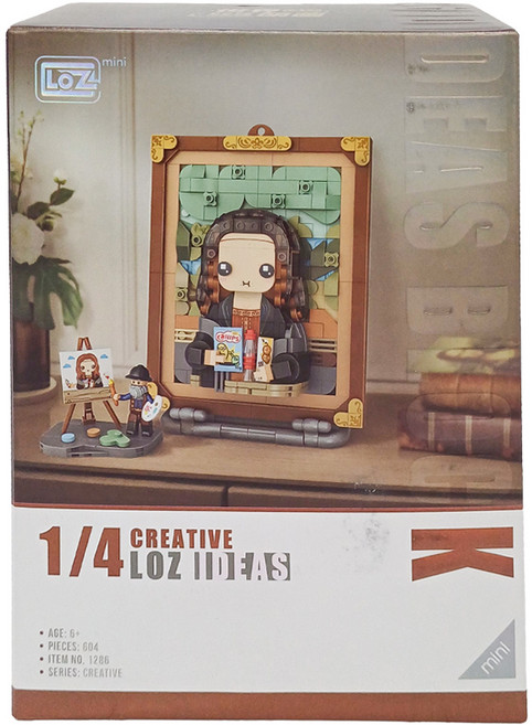 LoZ 立體畫 宅娜麗莎 3歲以上適用, 1盒