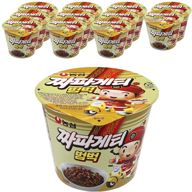 짜파게티 범벅 70g, 12개