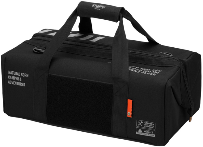 CARGO container 工業風工具收納袋 420 x 250 x 150mm 1.77kg, 黑色, 1個