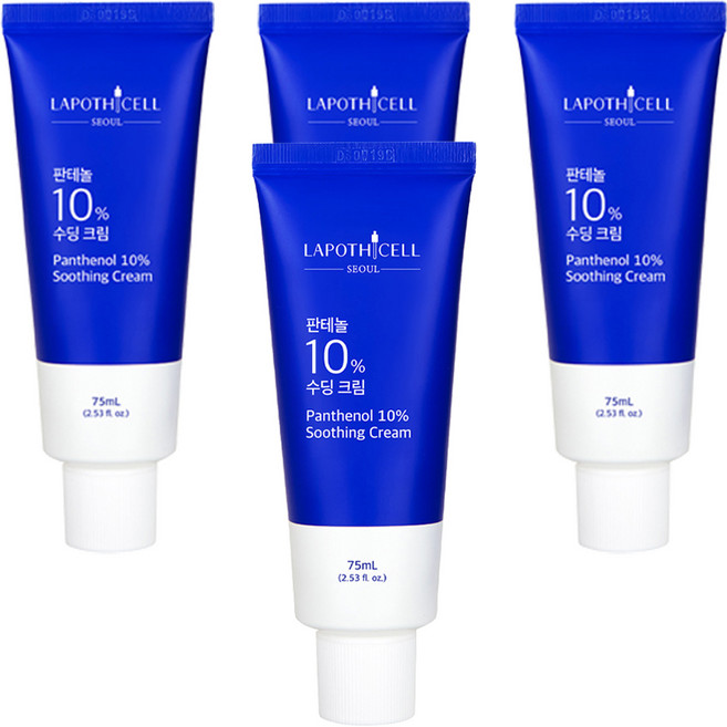 라포티셀 판테놀 10% 수딩 크림, 75ml, 4개