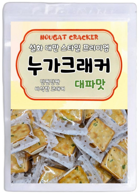 설화 대만 스타일 프리미엄 누가크래커 대파맛, 300g, 1개