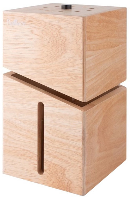 Rofancy 洛帆晞 可調光 可調高低融蠟燈, 原創幾何 木頭色