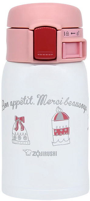 ZOJIRUSHI 象印 不鏽鋼真空保溫杯, 香草白, 240ml, 1個