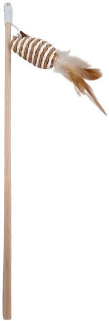 原木逗貓棒, A款 編織小老鼠, 1組