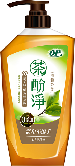 OP 茶酚淨洗潔精 清雅茶香, 1000g, 1瓶