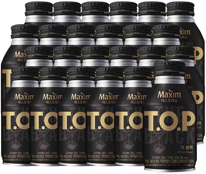 티오피 더 블랙 커피, 275ml, 24개, 24개