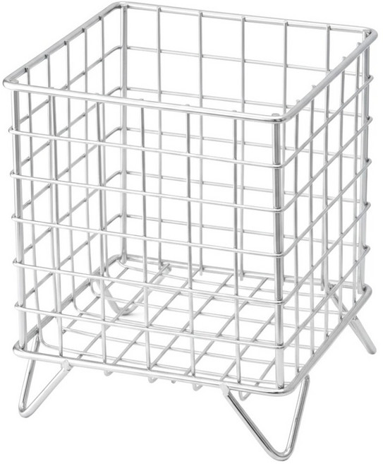 About Kitchen 多用途方形咖啡膠囊收納盒, 銀, 1個