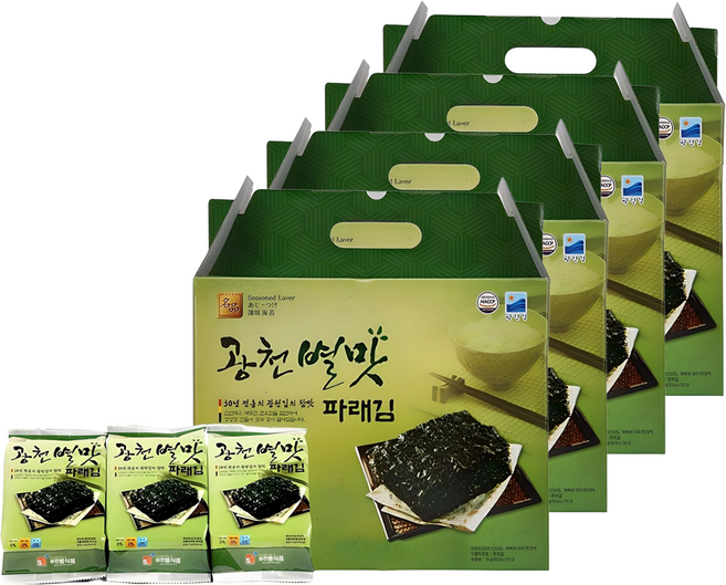 광천별맛김 식탁김 15g, 48개
