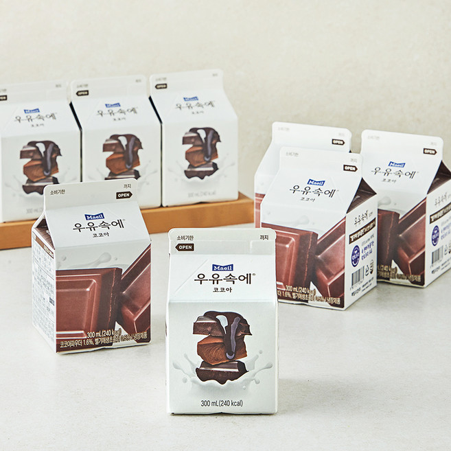 매일유업 우유속에 코코아, 300ml, 8개