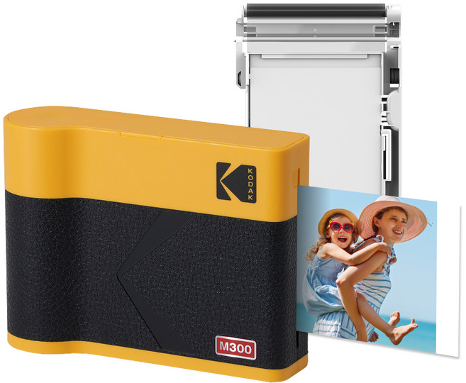 코닥 미니 3 ERA 포토프린터 사진인화기+카트리지 8매, M300, Yellow