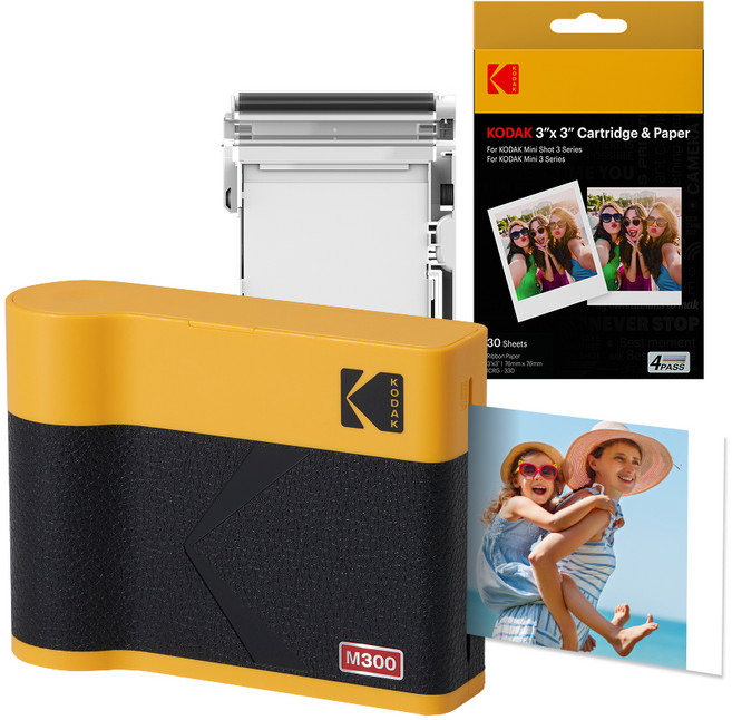 코닥 미니 3 ERA 포토프린터 사진인화기 카트리지 38p, M300, 옐로우