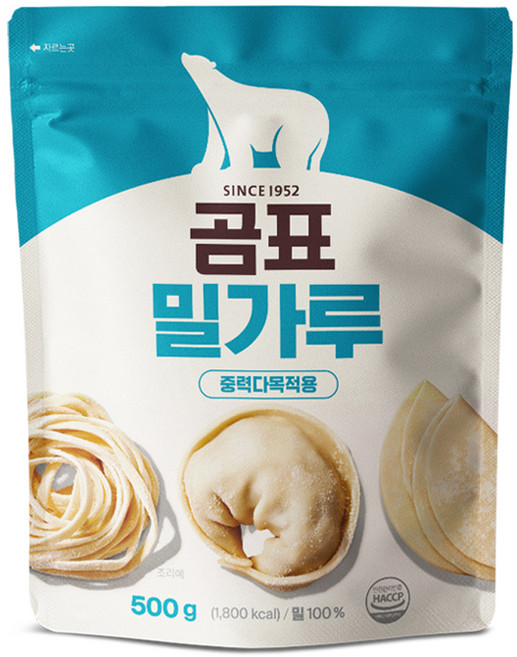 곰표 밀가루 중력 다목적용, 500g, 1개