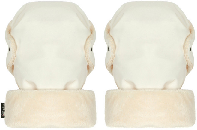 마니또 코지 유모차 핸드머프 멜란지 분리형, 크림, 1세트