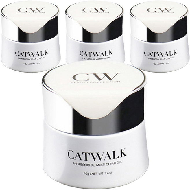 캣워크 멀티 클리어 젤, 4개, 40g