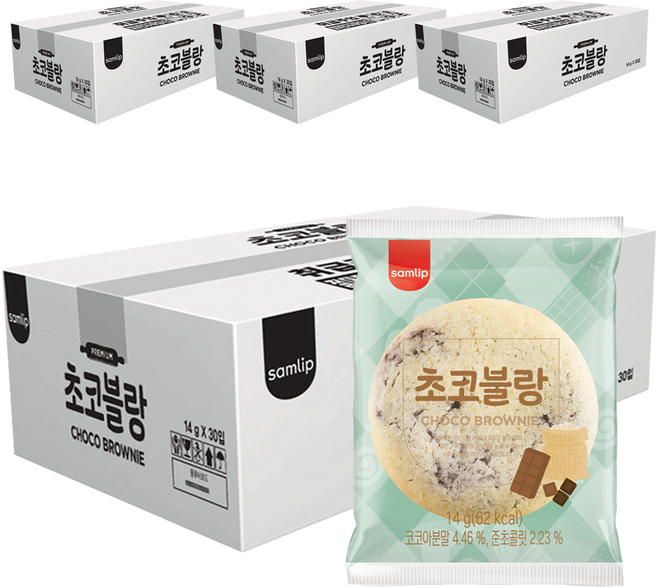 삼립 초코블랑 쿠키, 14g, 120개