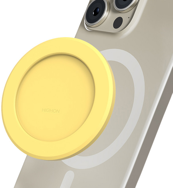 하이온 핸디 맥세이프 PC 마운트 스마트톡 11, 옐로우, 1개