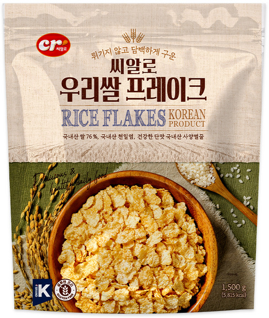 씨알로 우리쌀 프레이크 대용량, 1.5kg, 1개