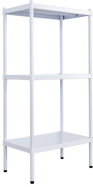 dayneeds 日需百備 極致工藝 烤漆三層架 展示架 儲藏架 60 x 45 x 120cm, 白色, 3層