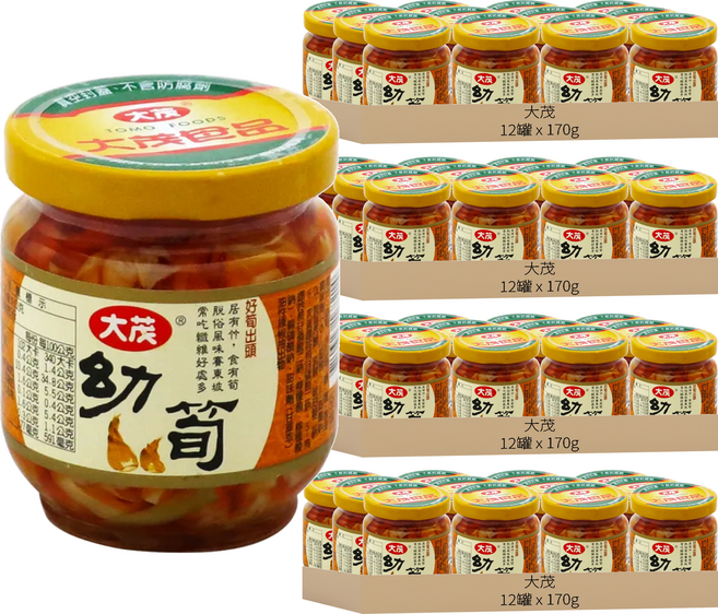 大茂 幼筍, 170g, 48罐