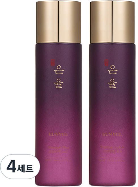 은율 프리미엄 한방 토너 200ml + 로션 200ml 세트, 4세트