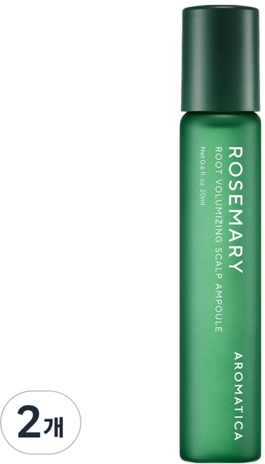 아로마티카 로즈마리 루트 볼류마이징 스칼프 앰플, 20ml, 2개