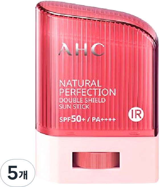 AHC 내추럴 퍼펙션 더블 쉴드 선스틱 SPF50+ PA++++, 14g, 5개