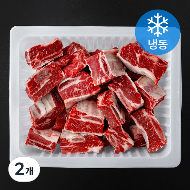 레커컷 호주산 꽃갈비 찜용 (냉동), 2개, 2.5kg