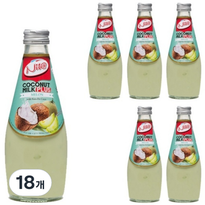 니타 코코넛밀크 플러스 멜론맛, 18개, 290ml