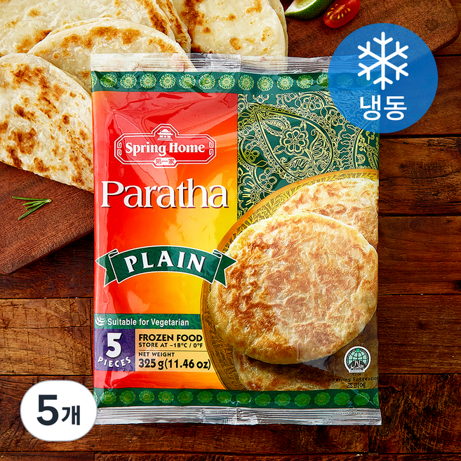 랜시 파라타 PLAIN (냉동), 325g, 5개