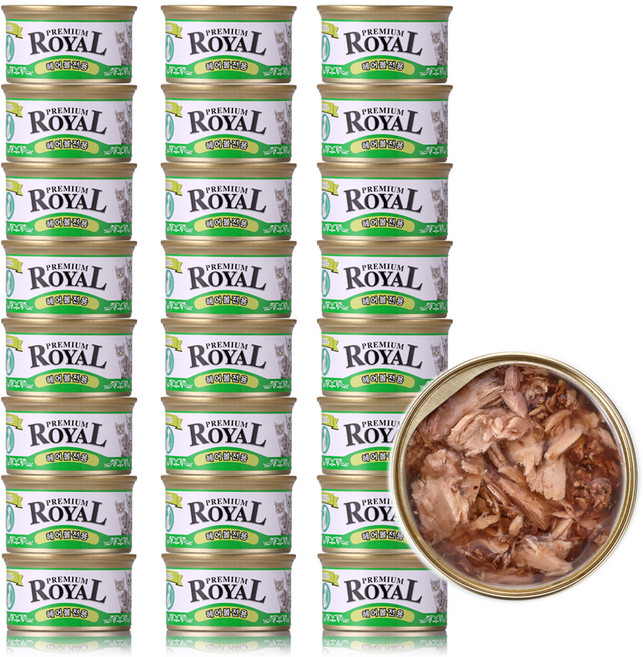 펫스토리로얄 프리미엄 캔 사료, 헤어볼, 85g, 24개