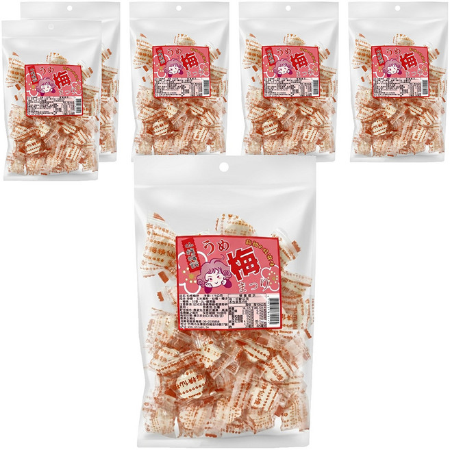 恩澤食品 仙楂梅餅, 175g, 6袋