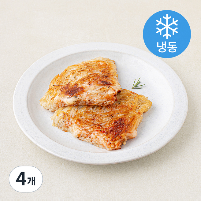 그냥부엌 더바삭 마르게리타 치즈 감자채전 (냉동), 230g, 4개