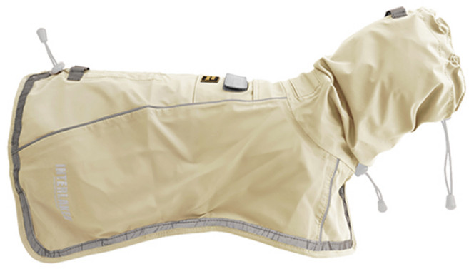 니즈더펫 강아지 인터라켄 레인코트, 베이지, 1개