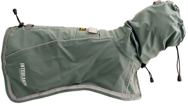 니즈더펫 강아지 인터라켄 레인코트, 카키, 1개