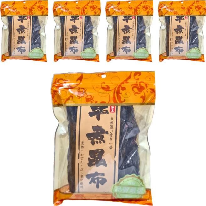 WON LAI WON 旺來旺 日本北海道早煮昆布, 100g, 5包