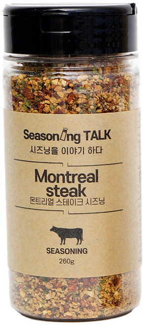 시즈닝톡 몬트리얼 스테이크 시즈닝, 260g, 1개
