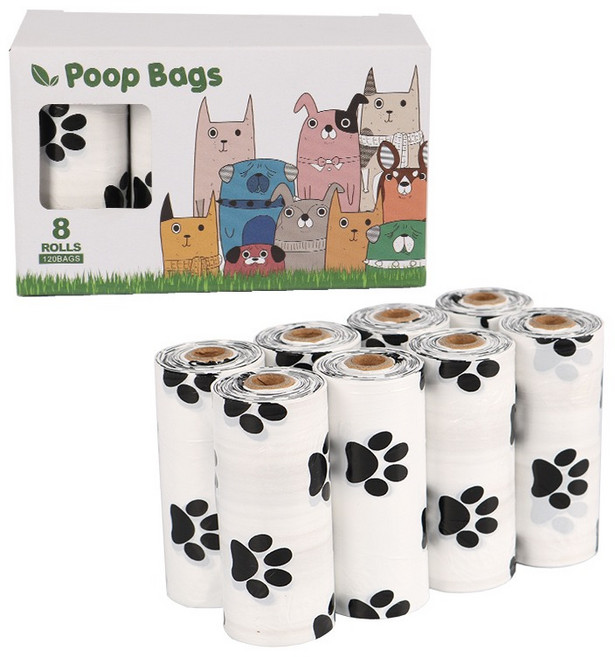 플래닛풉 풉백 배변봉투 120p, 화이트, 8개입, 1개