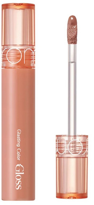 rom&nd 台灣公司貨 天使光糖漿唇蜜 4g, 02 NUTTY VAGUE 奶香花生, 1支