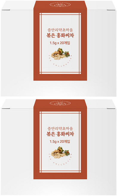 증안리약초마을협동조합 토종 홍화씨차, 1.5g, 20개입, 2개