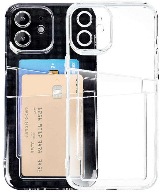 아이몰 아이폰 카드 2장수납 TPU 젤리 케이스