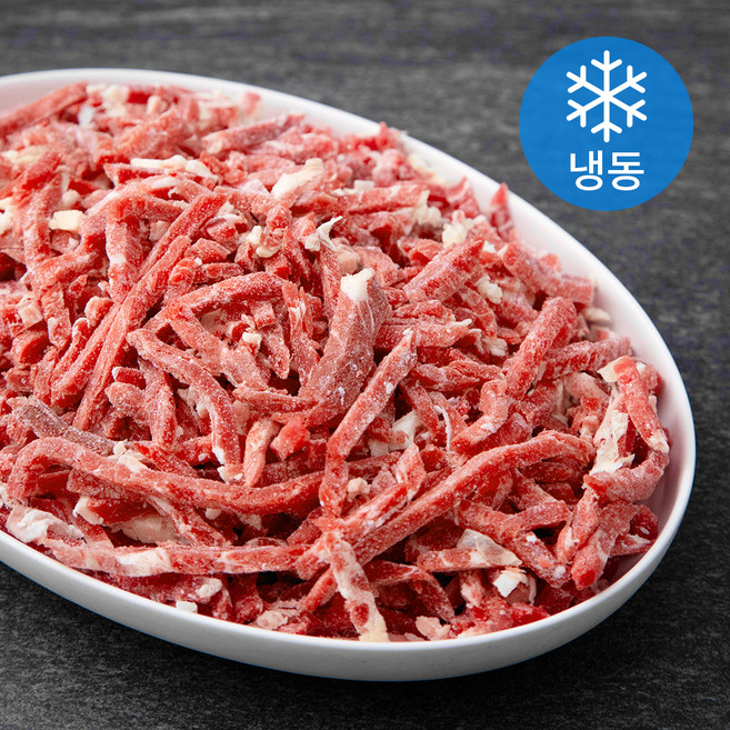 왕고기 호주산 소목심 잡채용 5 x 0.5 x 0.5 cm (냉동), 3kg, 1개