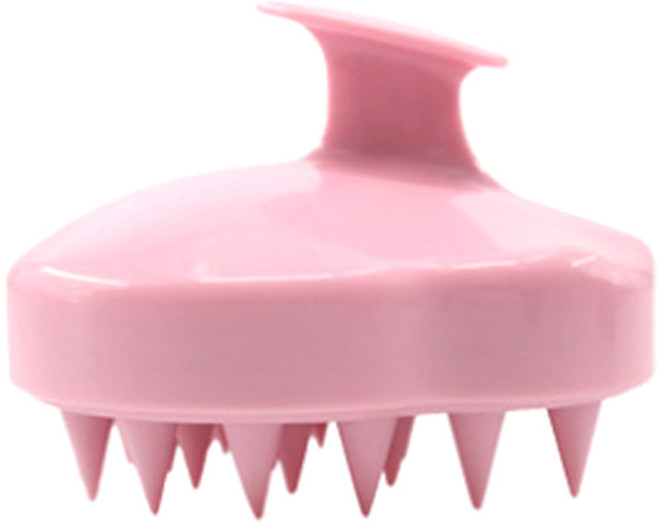 아리코 반려동물 샴푸 목욕 브러쉬 7.3 x 9.5 x 8 cm, 핑크, 1개