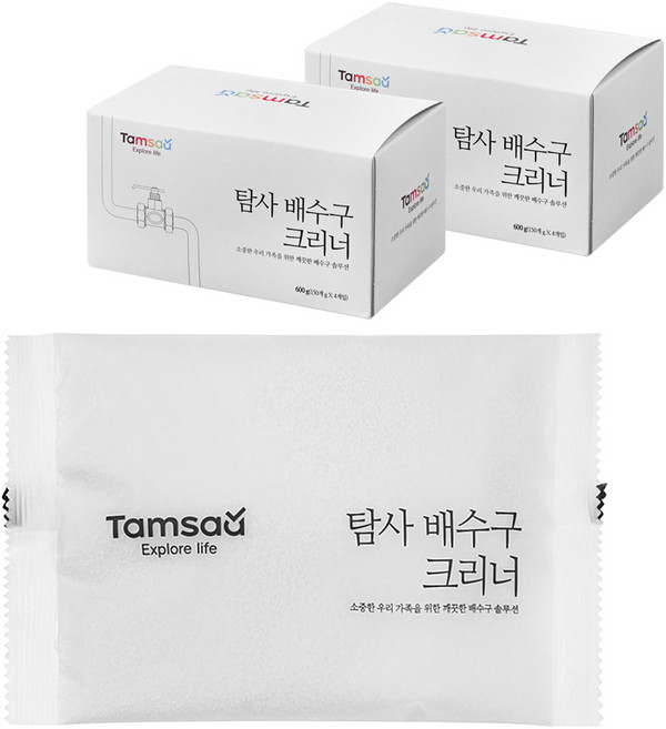 탐사 배수구 크리너, 150g, 8개