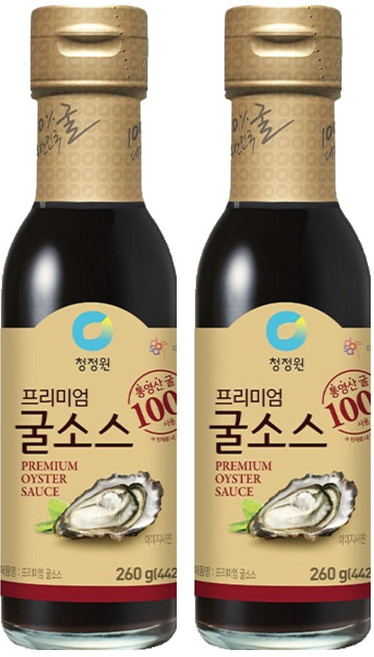 청정원 프리미엄 굴소스, 260g, 2개
