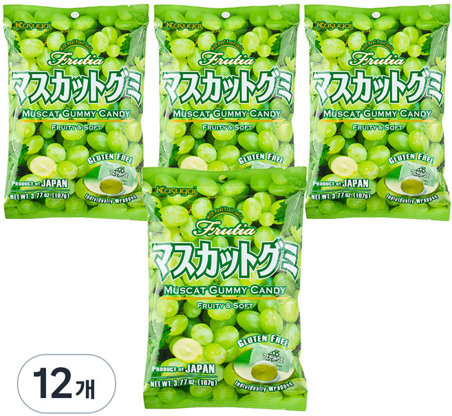 카수가이 머스캣 구미, 107g, 12개